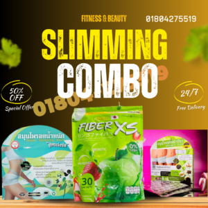 MIKEO FIBER XS Slimming Juice + Supper Slimming Herb + Abdomen Slim Sliming Herb